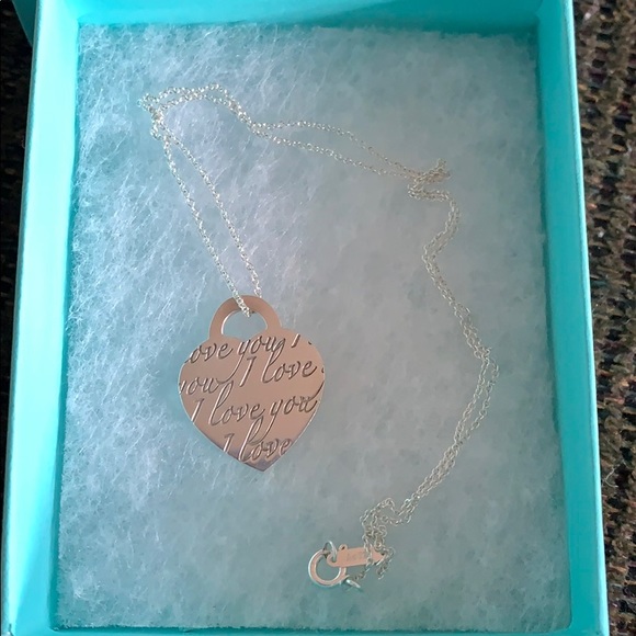 Tiffany & Co. Jewelry - TIFFANY & CO. "I love you" notes heart necklace